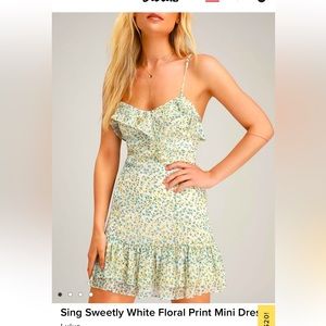 Lulus Floral Mini Dress